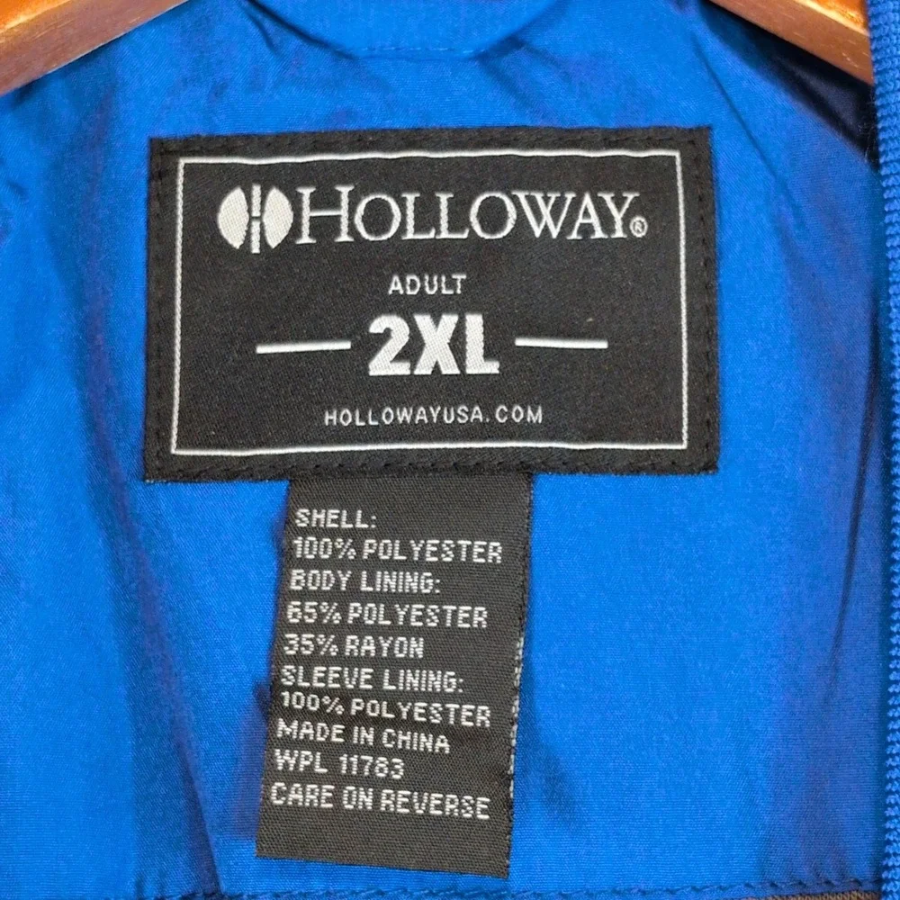 Holloway Sublimity Pullover Jacket Set of 2 Blue Yellow Mens M and 2XL